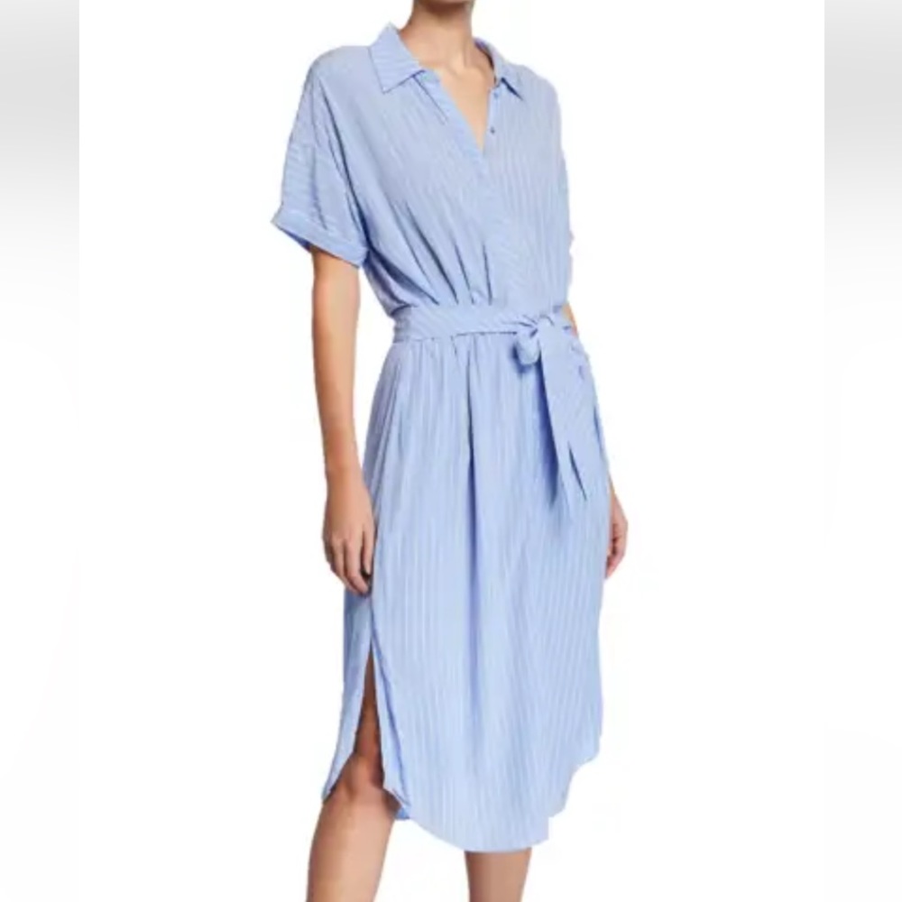 Joie Silk Blue Midi Dress. Size small.